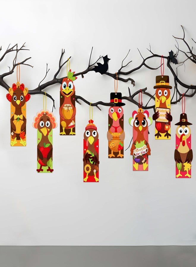 80UncleKimby 41 Sets Fall Thanksgiving Crafts for Kids DIY Bookmarks Turkey Kits Ages 4-8 Classroom Activities Bulk - Image 4